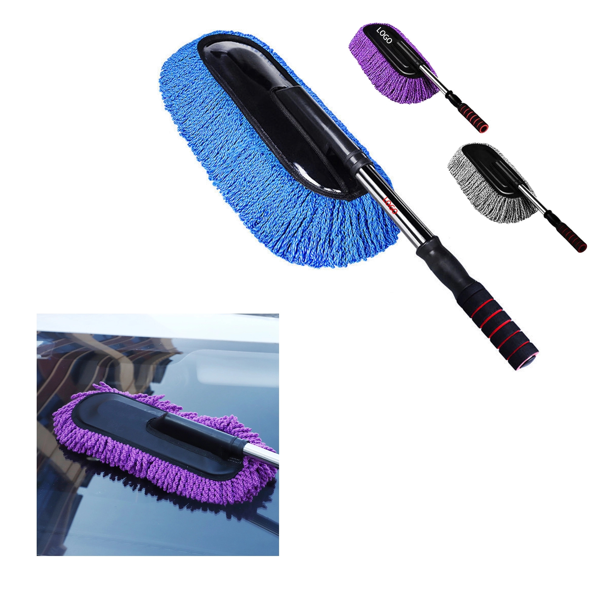 Microfiber Extendable Exterior Car Duster 1