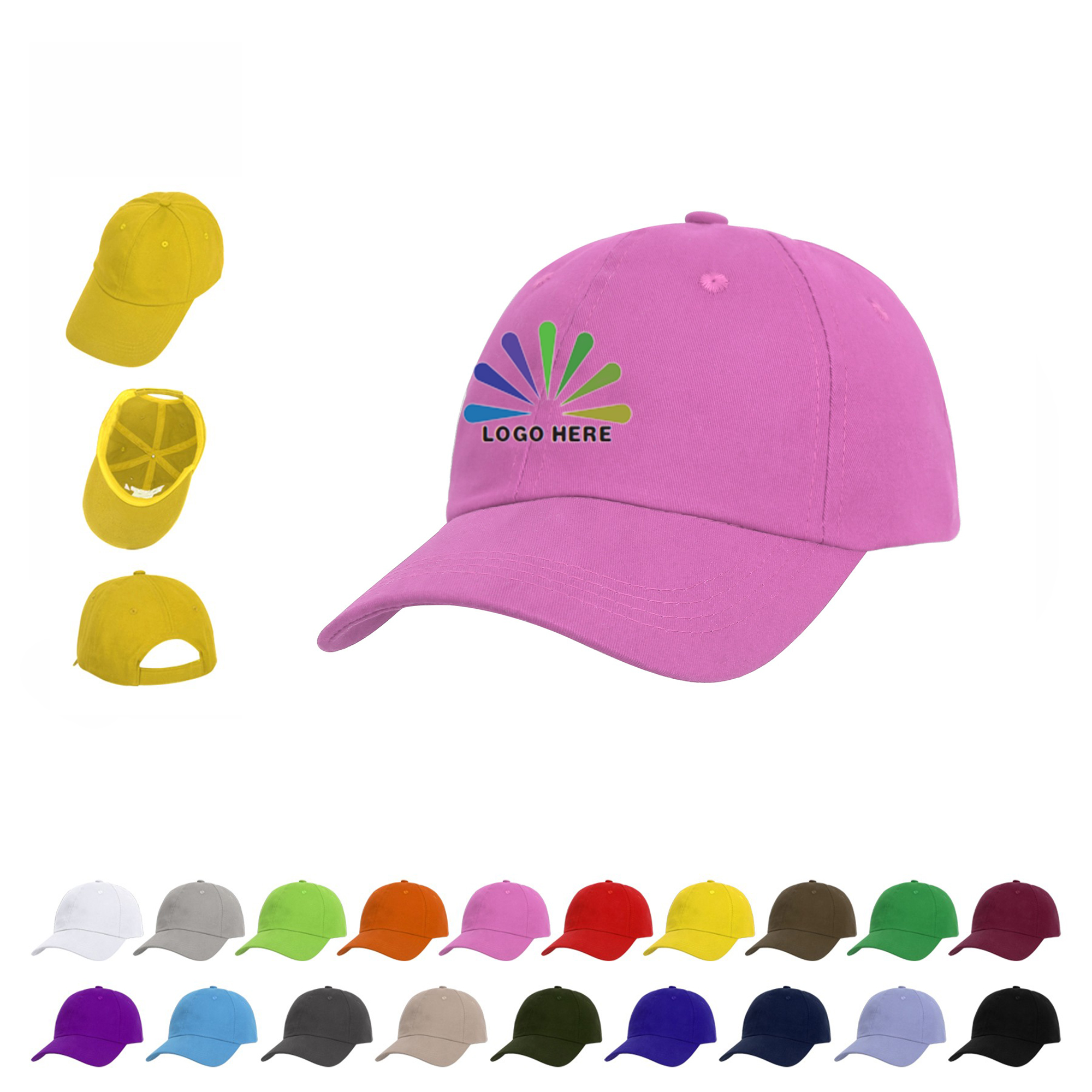 5 Panel Polyester Cap MOQ 1pcs 5