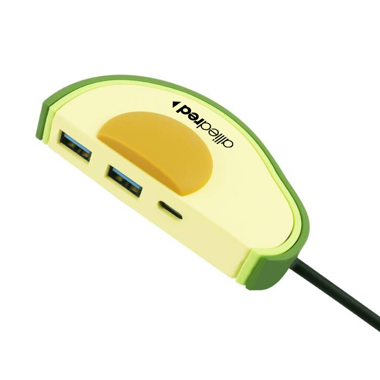 Custom Shaped PVC USB Hub - USB-A with Optional Type-C Upgrade 15
