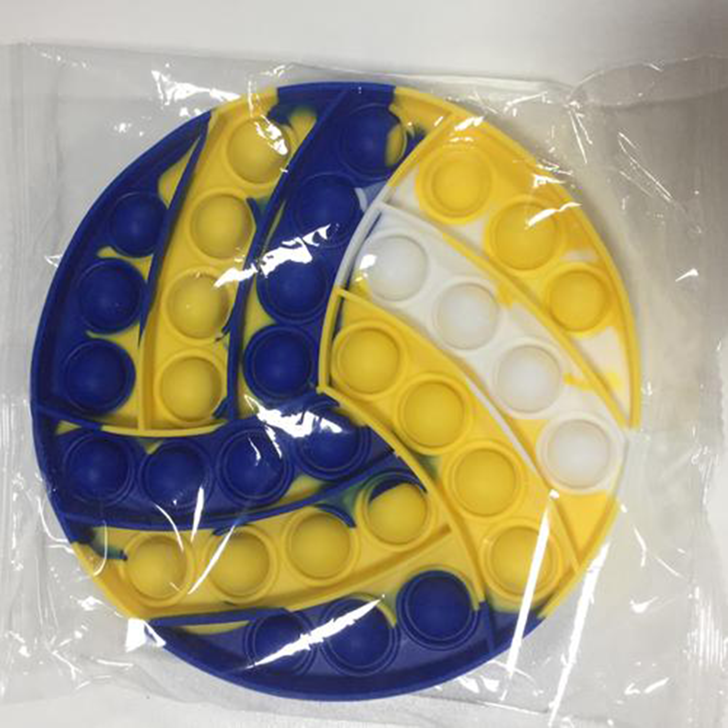 Silicone Volleyball Shaped Push Pop Bubble Toy 5