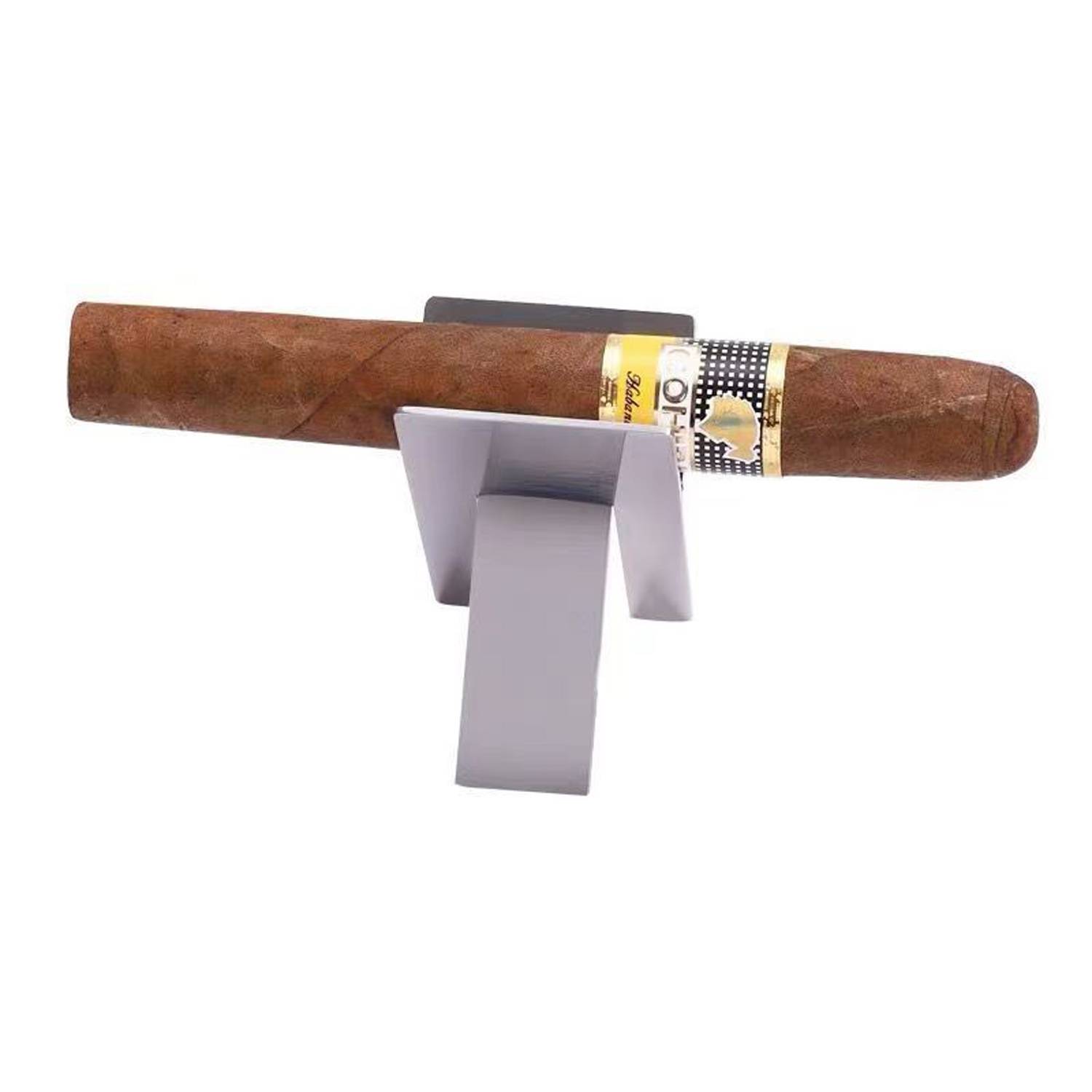 Foldable Stainless Steel Cigar Holder 4