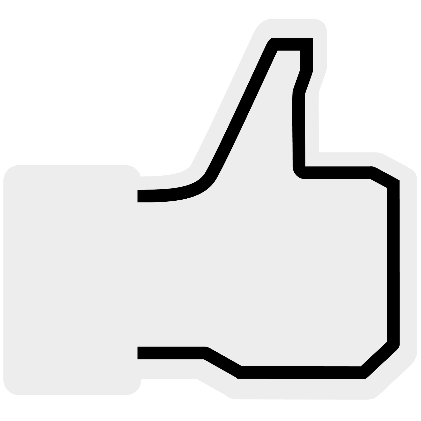 Facebook Foam Hand Mitt 18