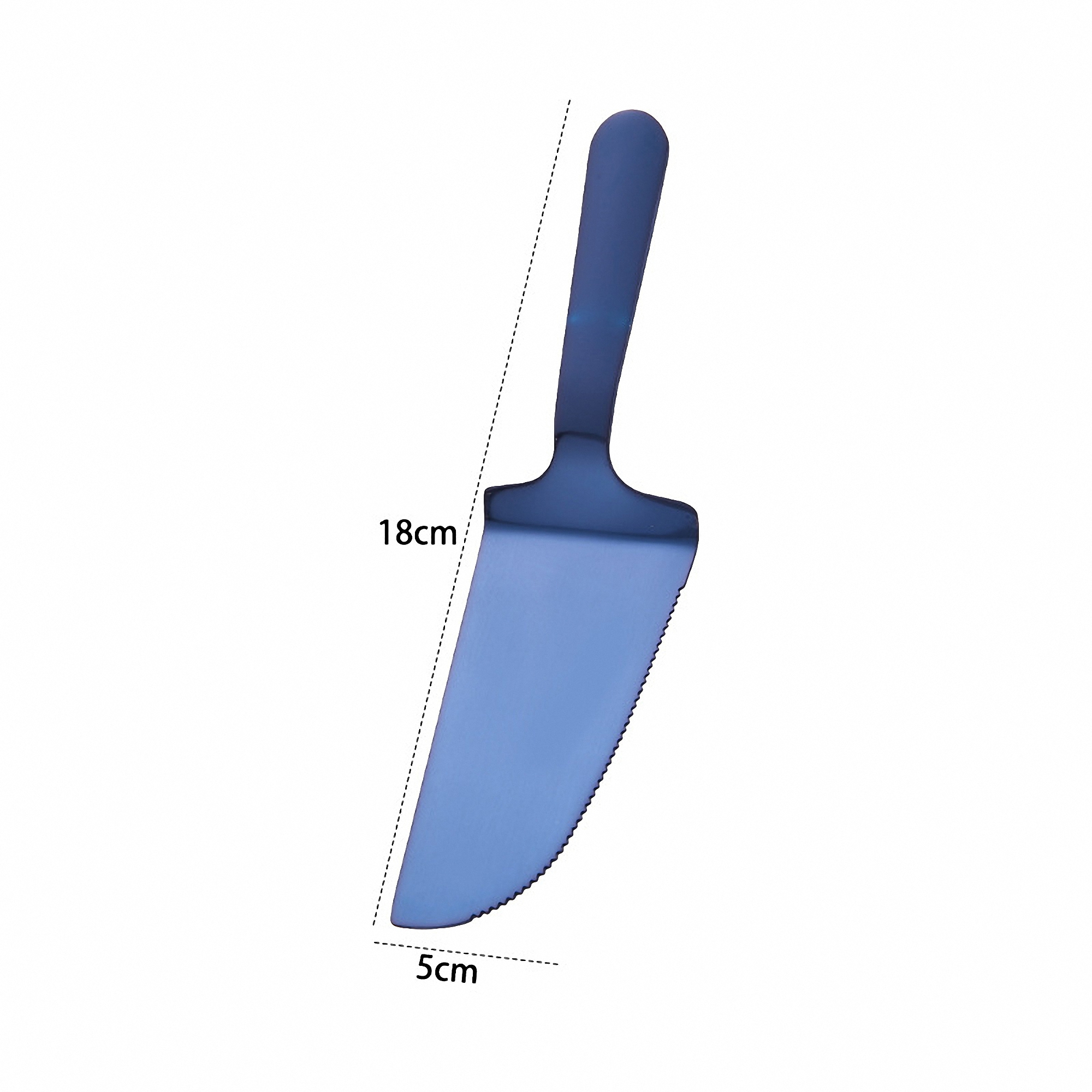 Stainless Steel Pizza Cutter and Cake Server, custom kitchen gadget with logo imprint 5
