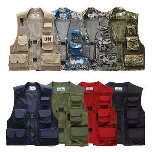 Zipper Front Black Safety Vest 11