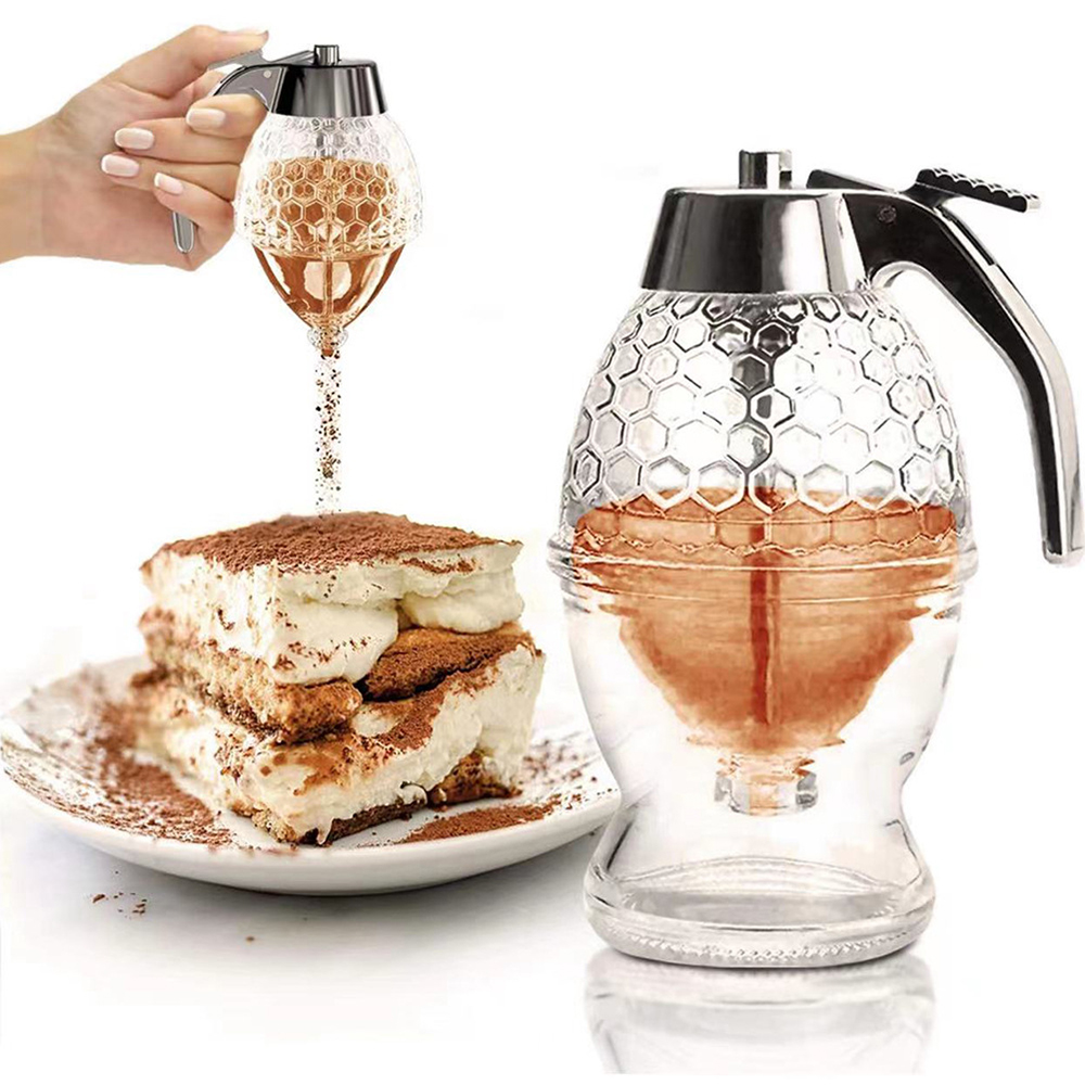 No-drip glass honey dispenser 3