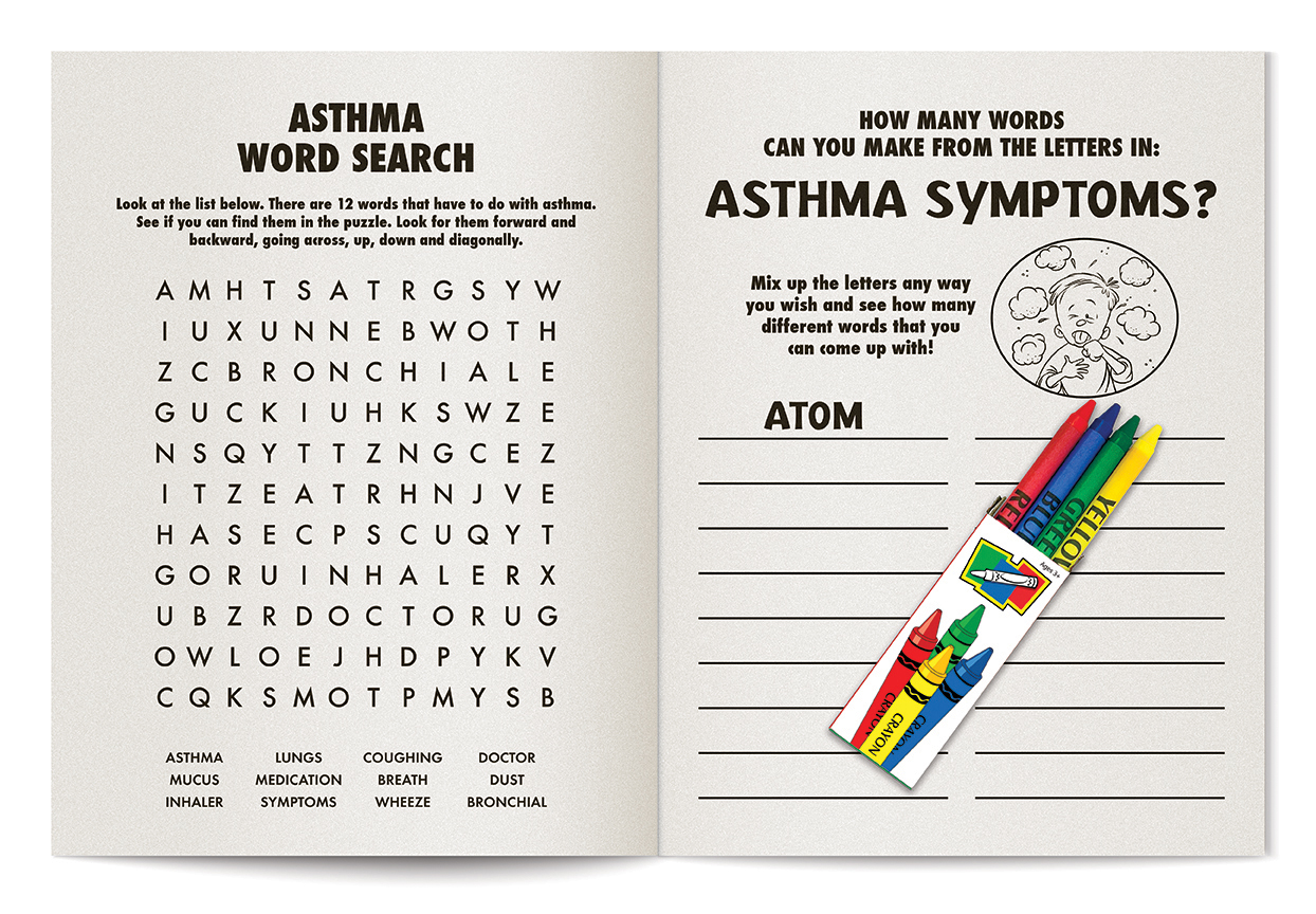 COLORING SET - Winning With Asthma Coloring Book Fun Pack 1