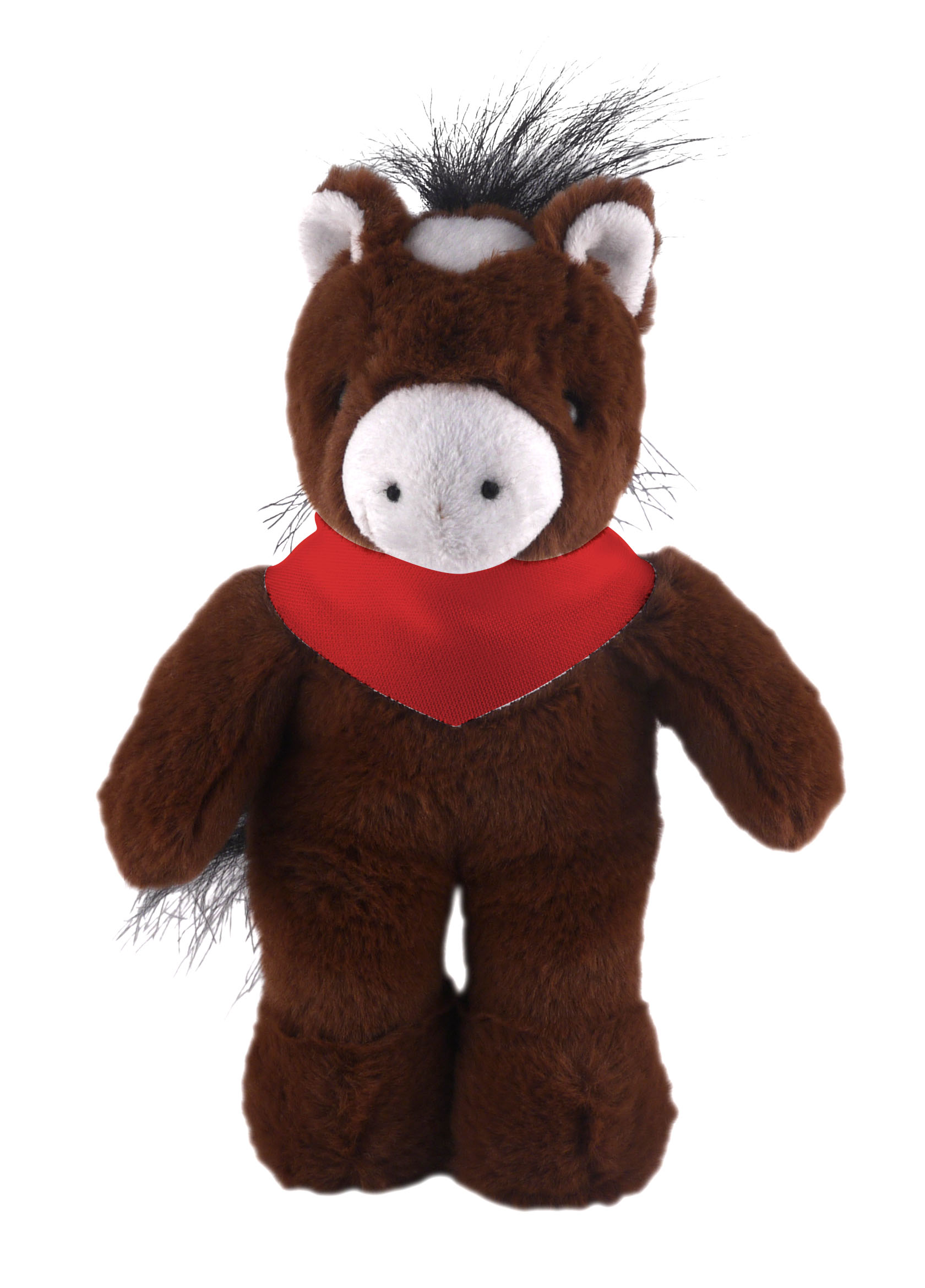 Soft Plush Stuffed Horse with Bandana 4