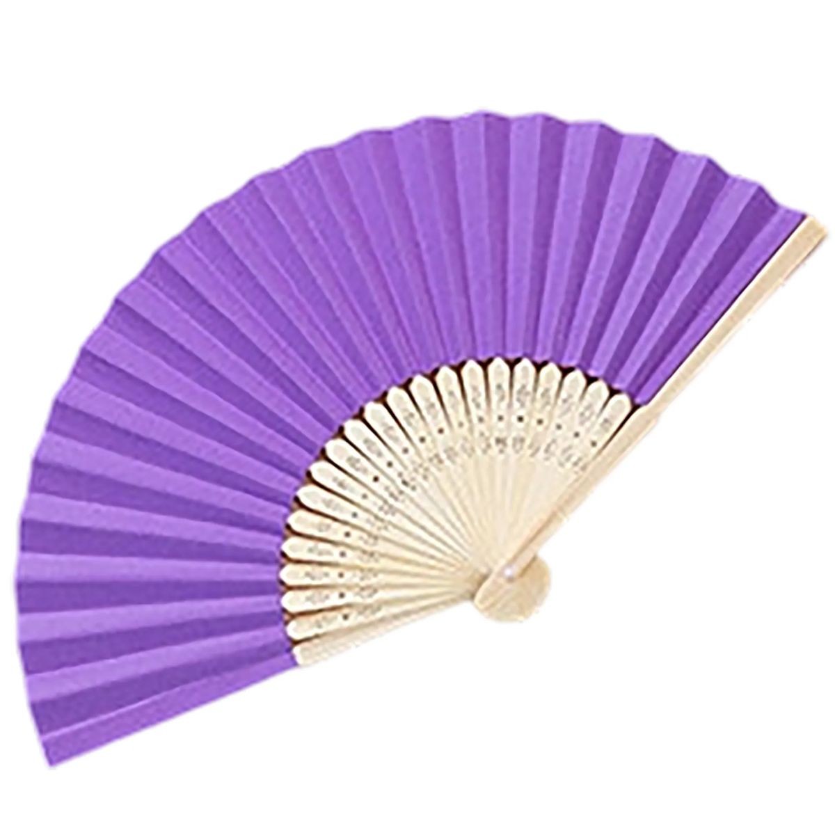 14.96 Inch Paper Fan with Bamboo Frame Lightweight Design 12