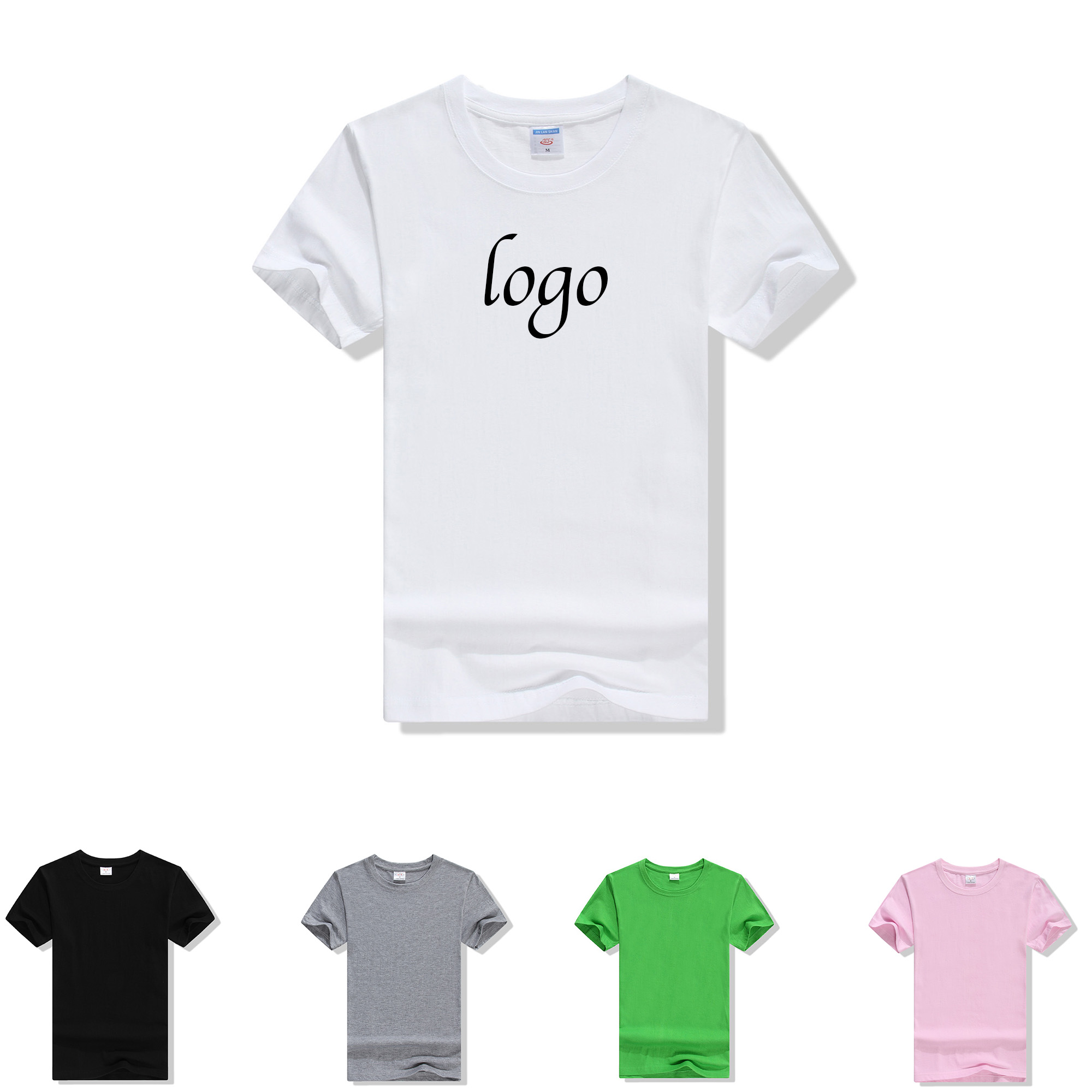 MOQ100 Customized Pure Cotton T-shirt 12