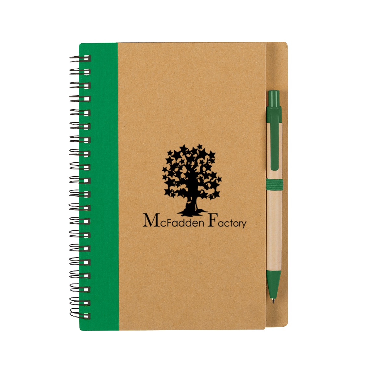 Eco-Inspired Spiral Notebook & Pen 8