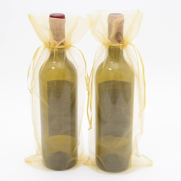 Organza Drawstring Wine Bags 2
