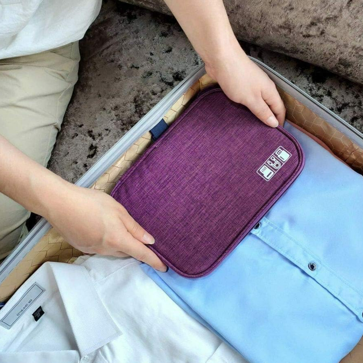 Travel Electronics Cable Organizer Bag 5