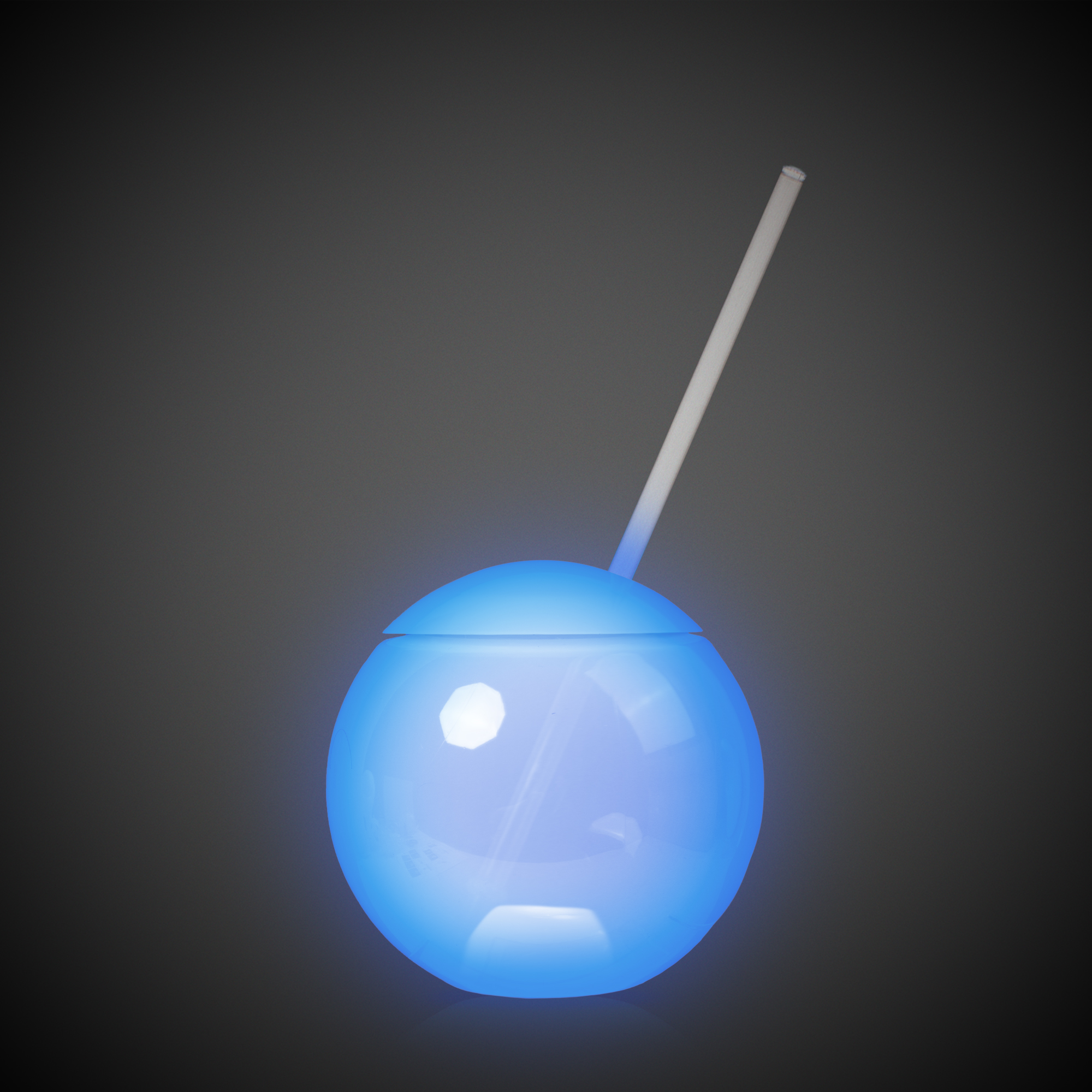 20oz Multicolor LED Ball Tumbler with Straw 5