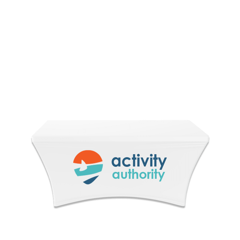 4FT Stretch Spandex Trade Show Table Cover - Full Color Imprint 5