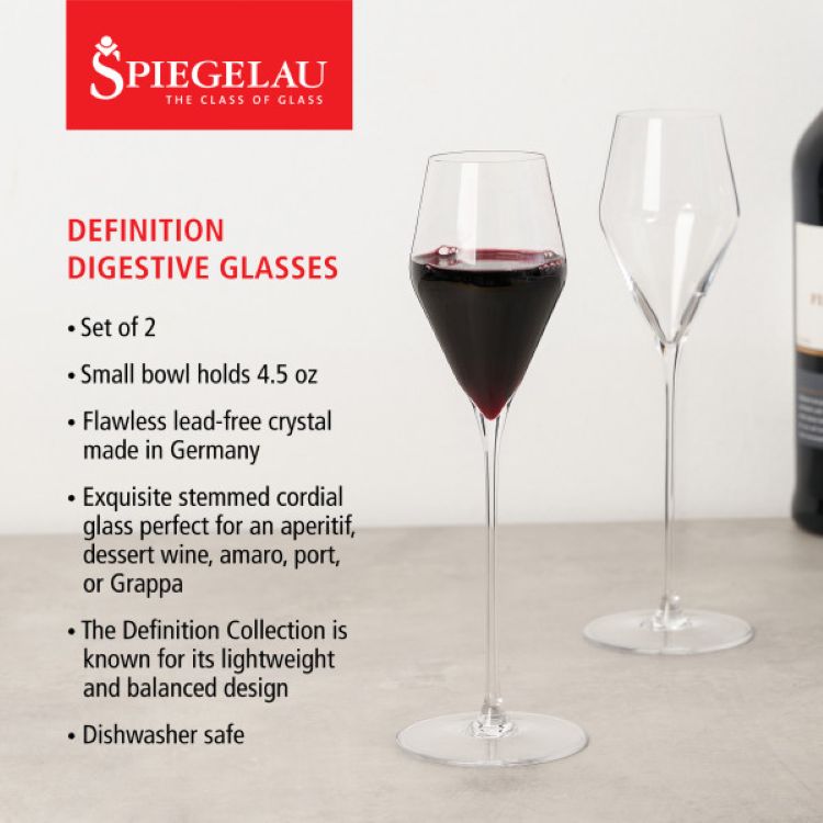 Spiegelau Definition 4.5 oz Digestive Glass, set of 2 2