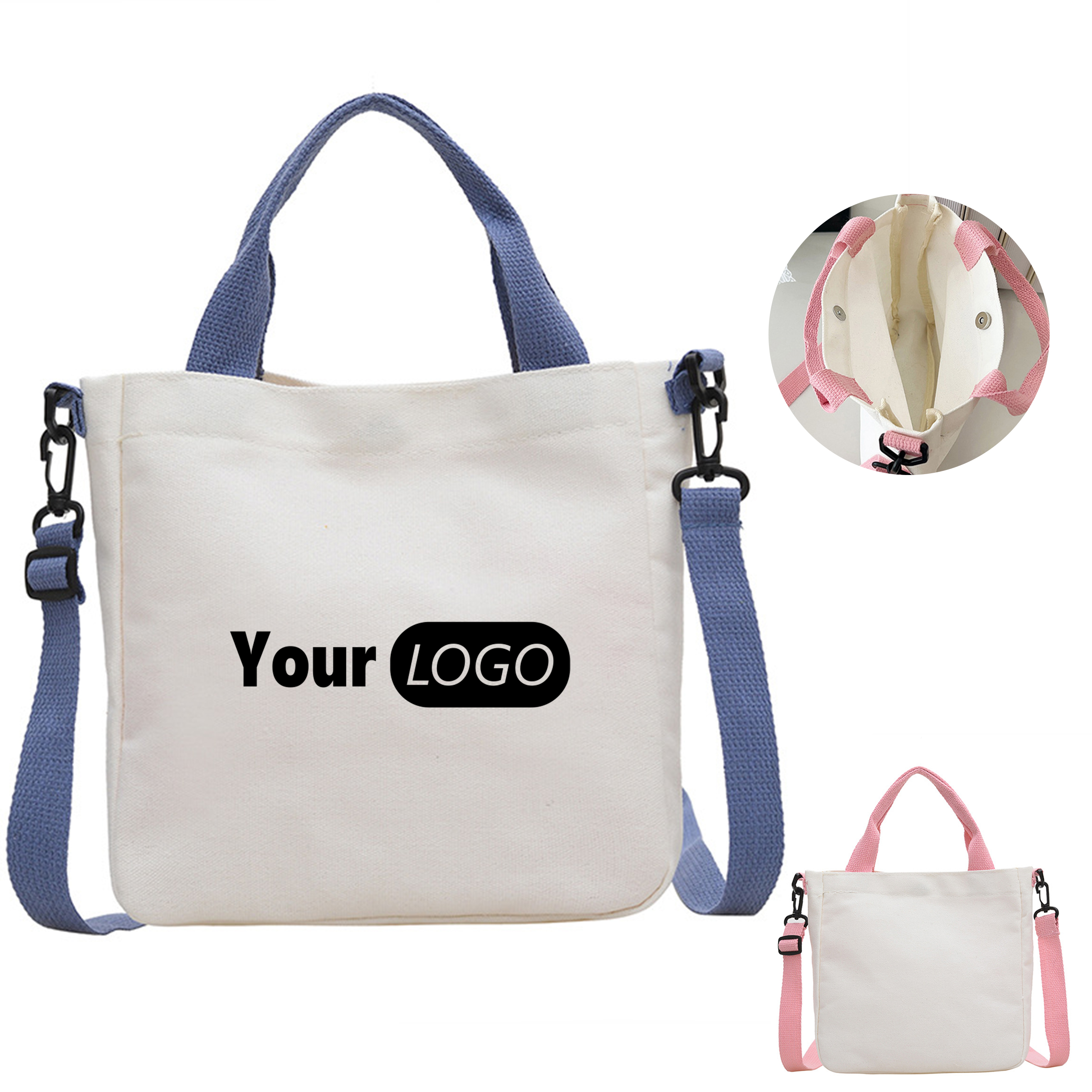 Solid Color Crossbody Bag 3