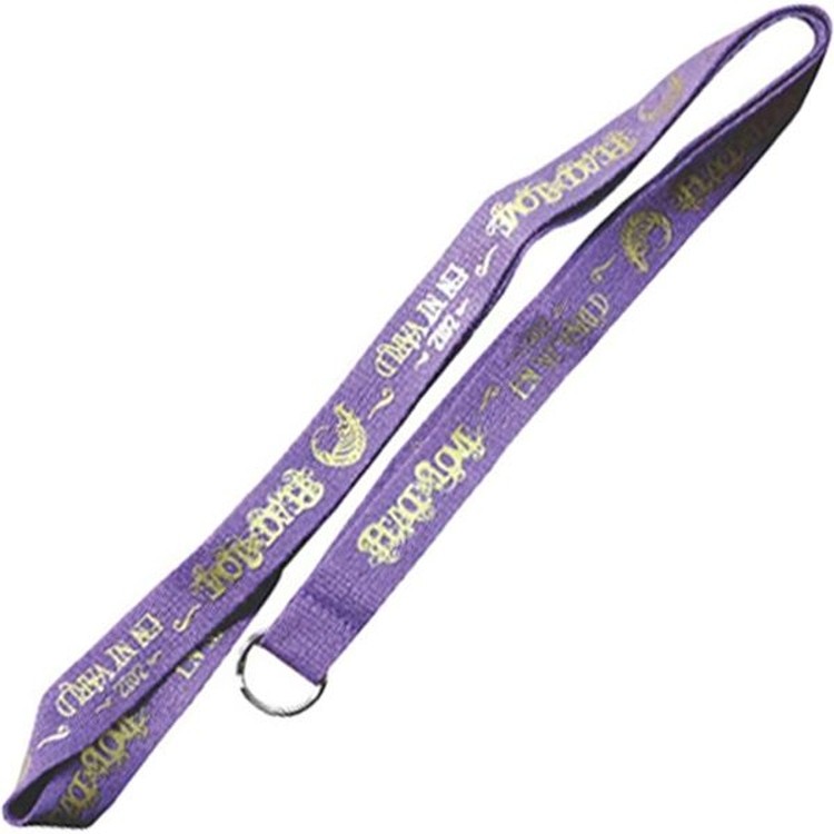 Bamboo Screen Printed Lanyard with Split Ring -36"x1/2" 1