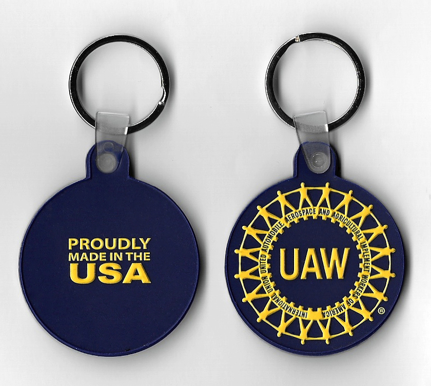 Custom 2D PVC Key Tag - USA Made 8