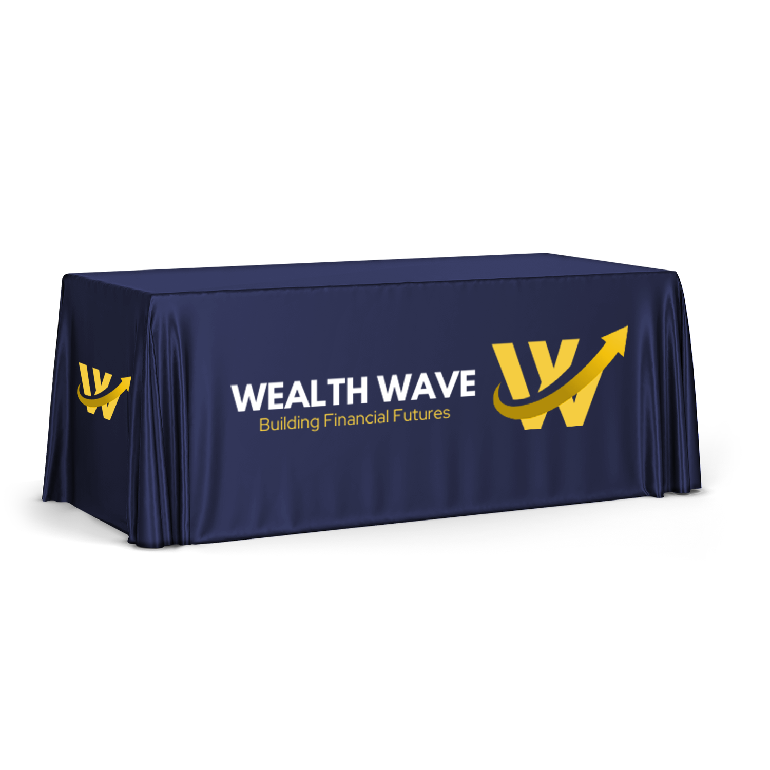 8' Liquid Repellent Table Throw, 42"H, Full Color Front Panel 6