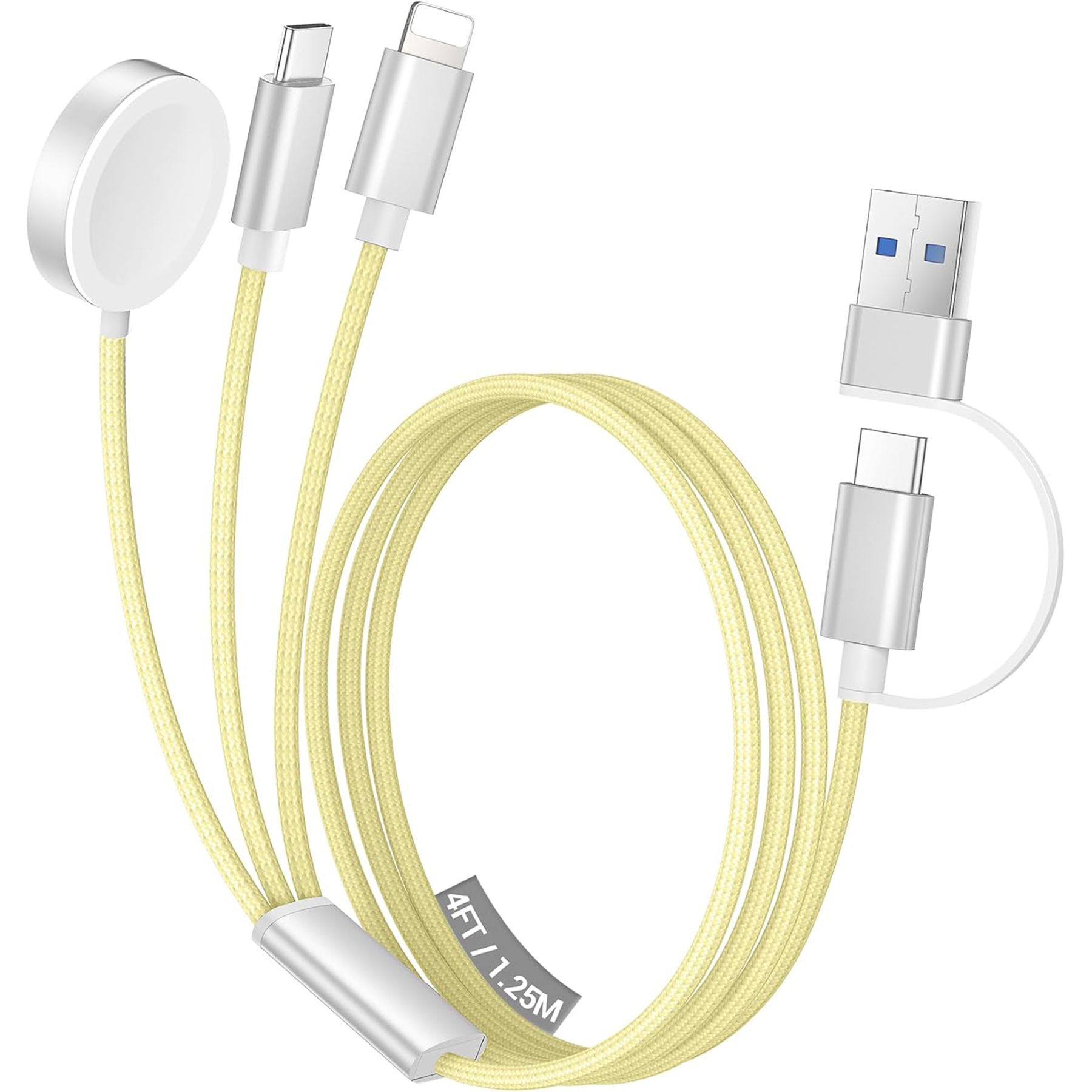 3 in 2 USB C Cable Multi Charging Cable Cord 9