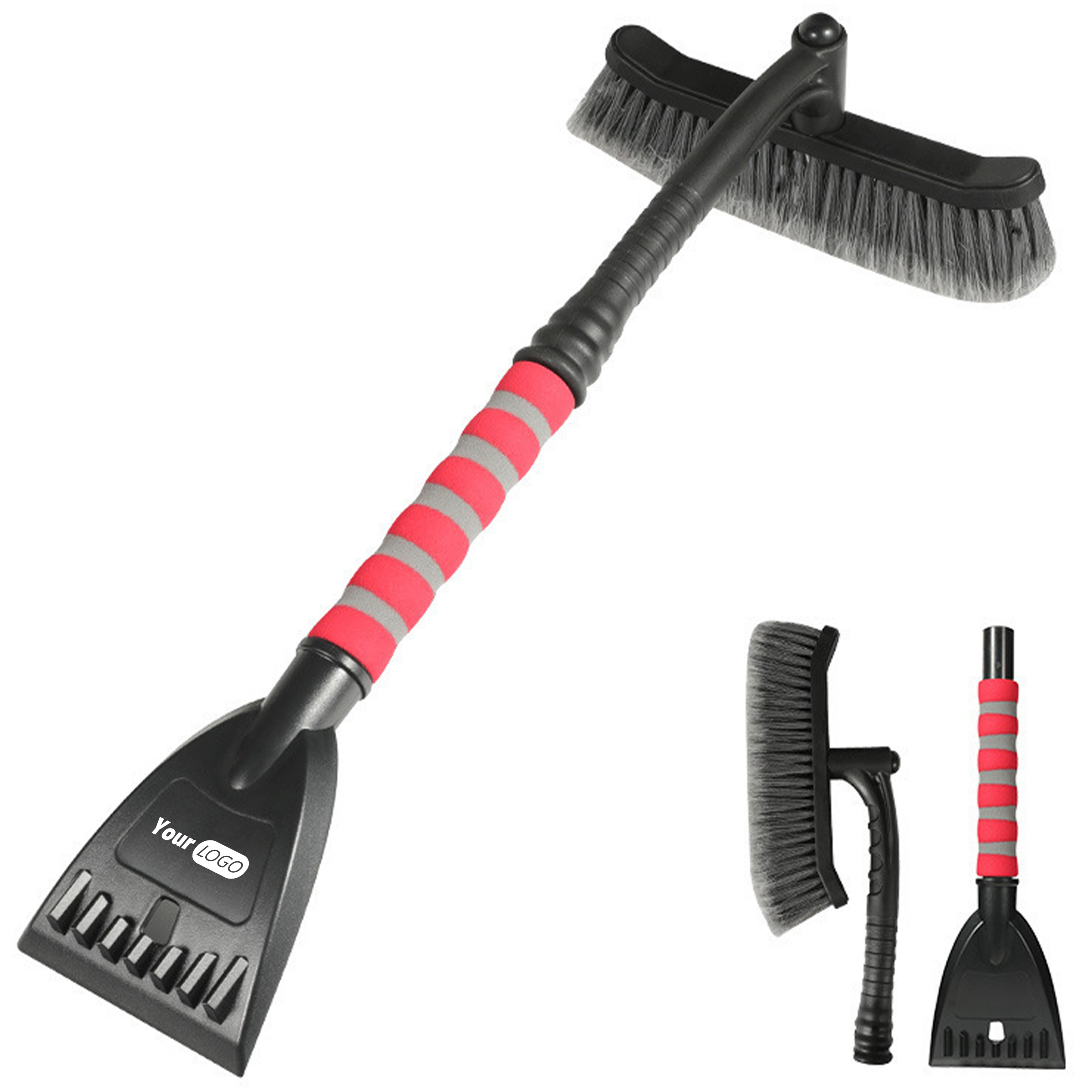 Abs Durable Snow Brush And Ice Scraper Combo For Winter 5