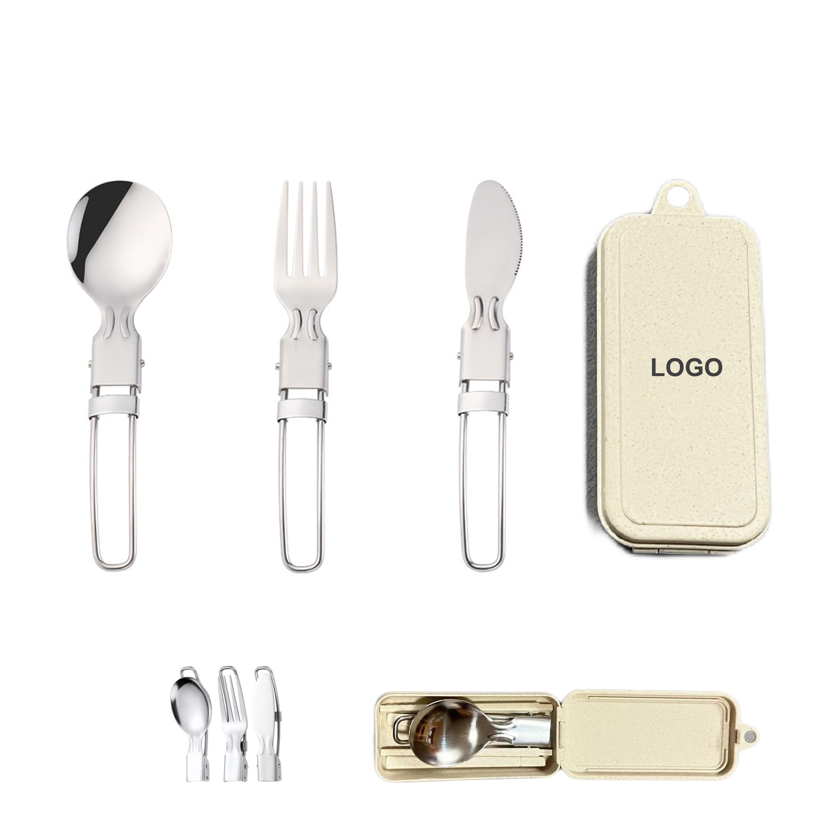 Foldable Picnic Cutlery Set (direct import) 5