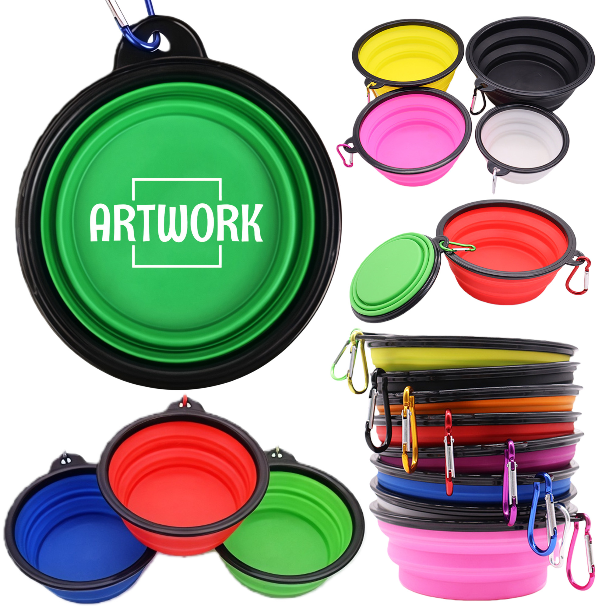 Reusable Lightweight Pet Collapsible Bowl 3