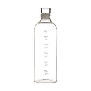 Eco Friendly 17Oz Glass Water Bottle With Timeline 8