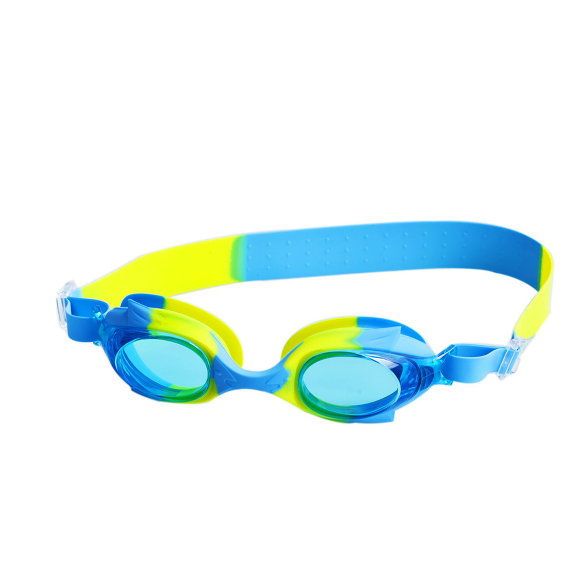 Youth Silicone Swim Goggle With Case Anti Glare 4" 9