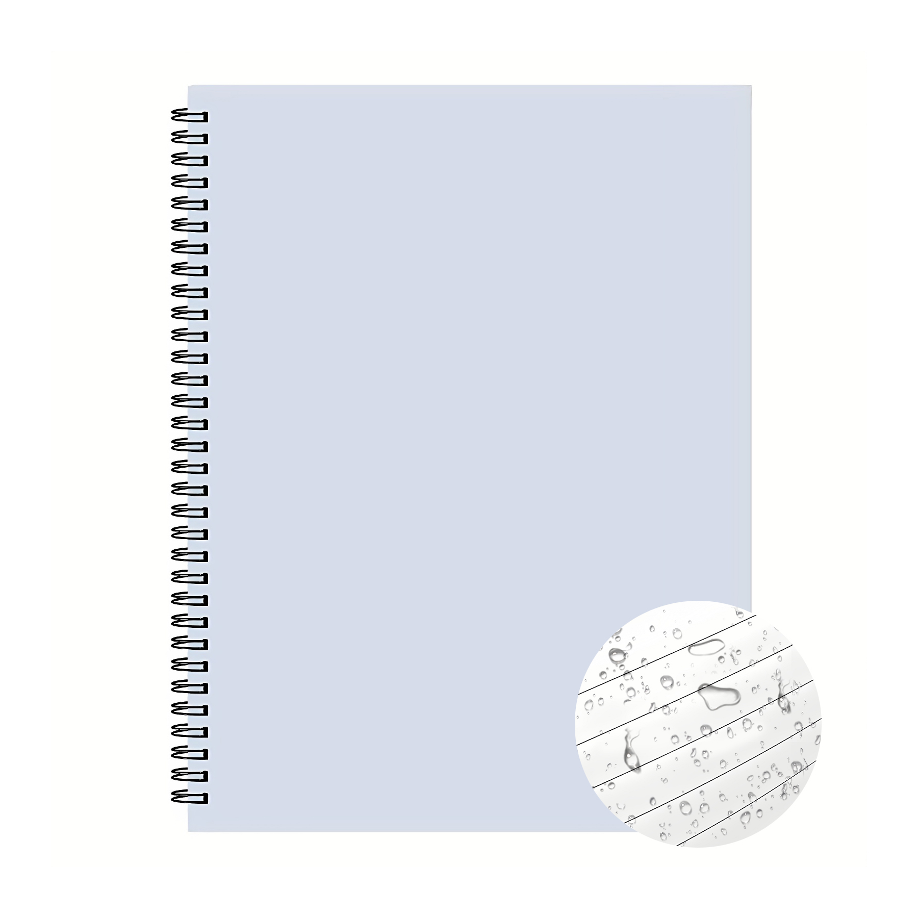 Reusable A5 80 Sheet Waterproof Lined Spiral Notebook 7