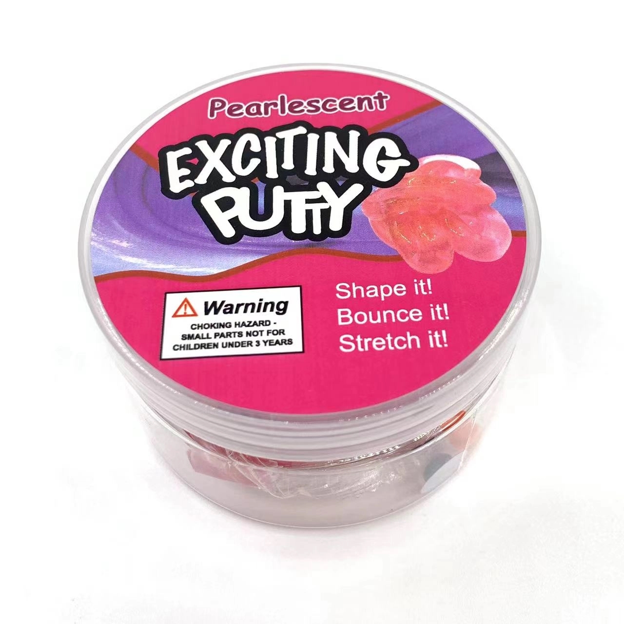 UL List Stress Relief Putty Toy with Tin- Plastic Case 9