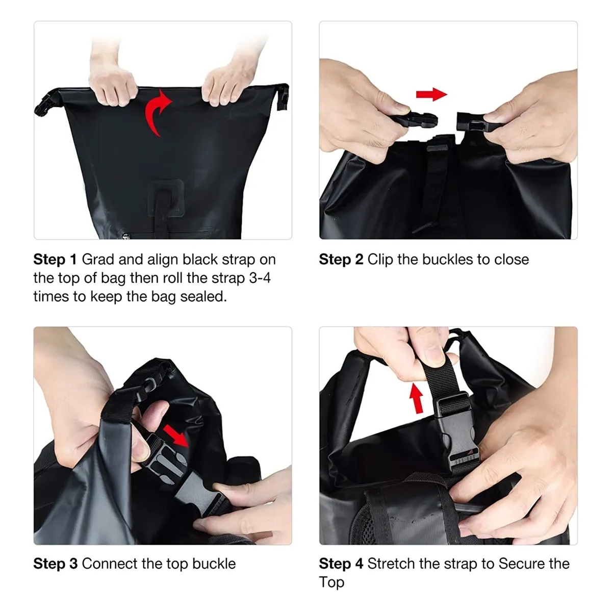 Waterproof Floating Dry Sack Backpack Kayak Rafting Bag 4