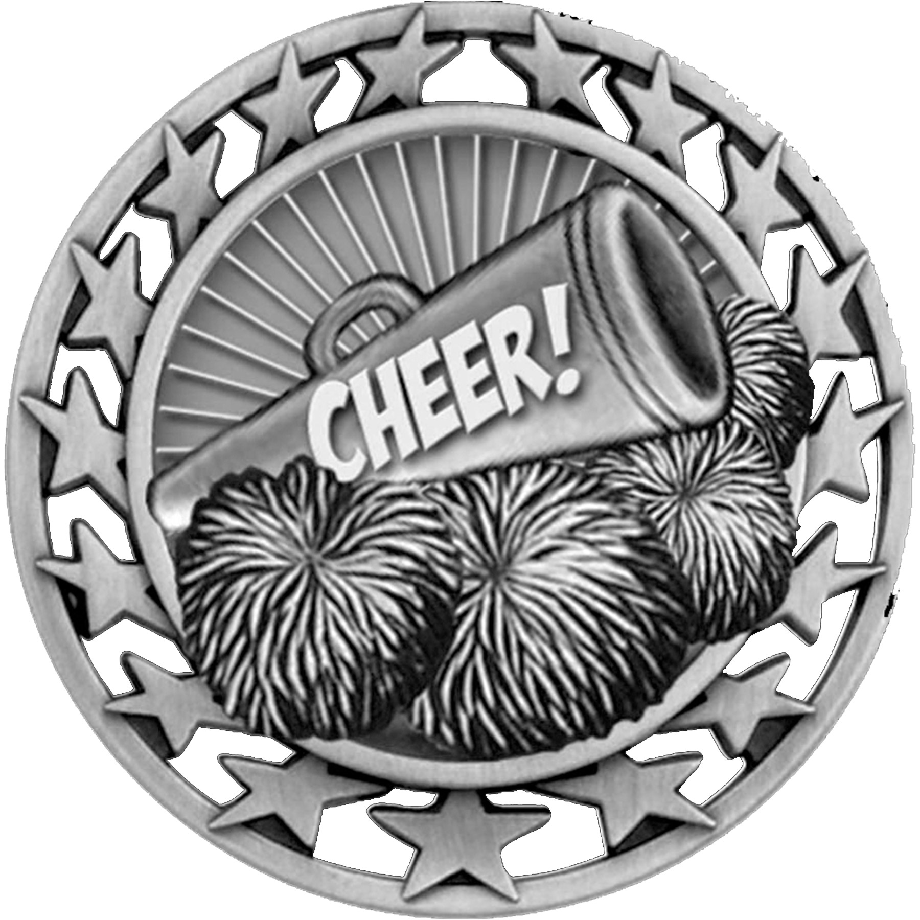 Stock Star Sports Medals: Cheerleading 4
