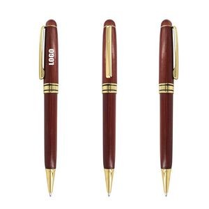 Nature Red Wooden Twist Writing Pen 14