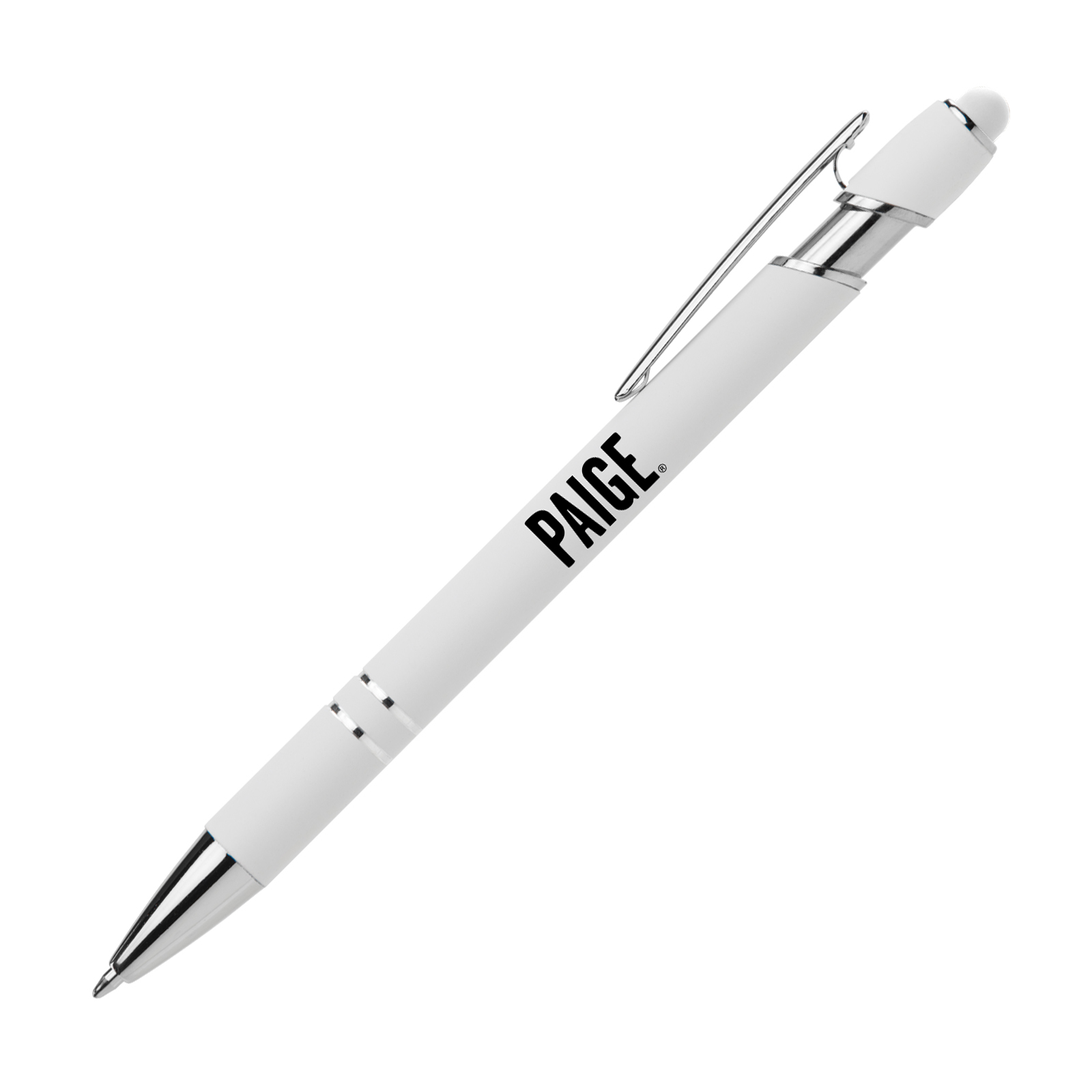 Stylus-3062 White Ballpoint Soft Touch Pens 4