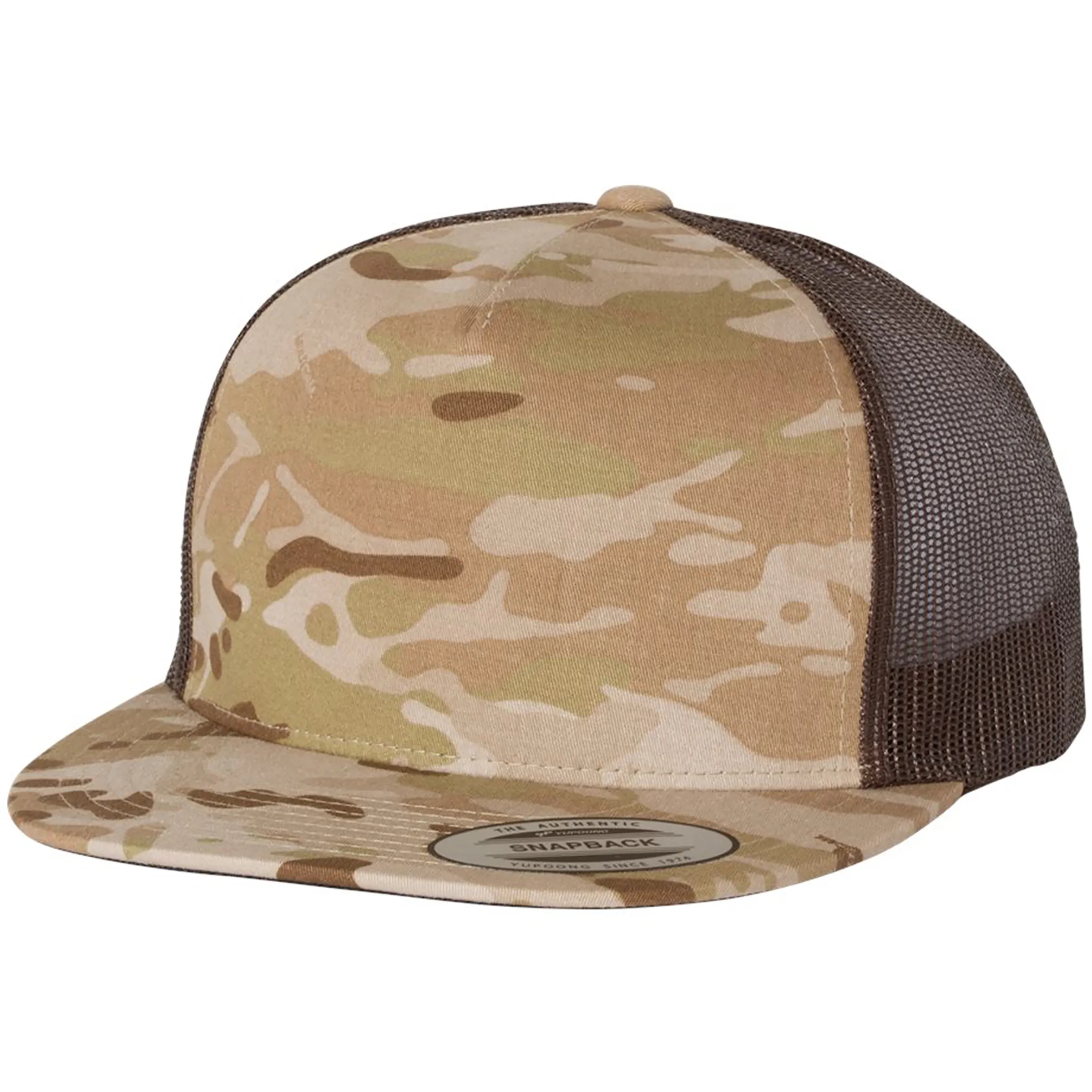 YUPOONG-CLASSIC FLAT BILL TRUCKER CAP 41