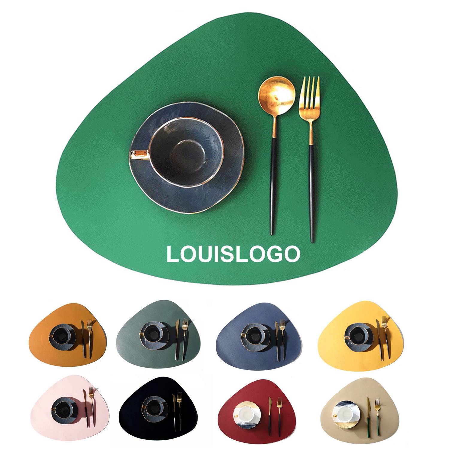 PU Leather Waterproof Place Mat 2