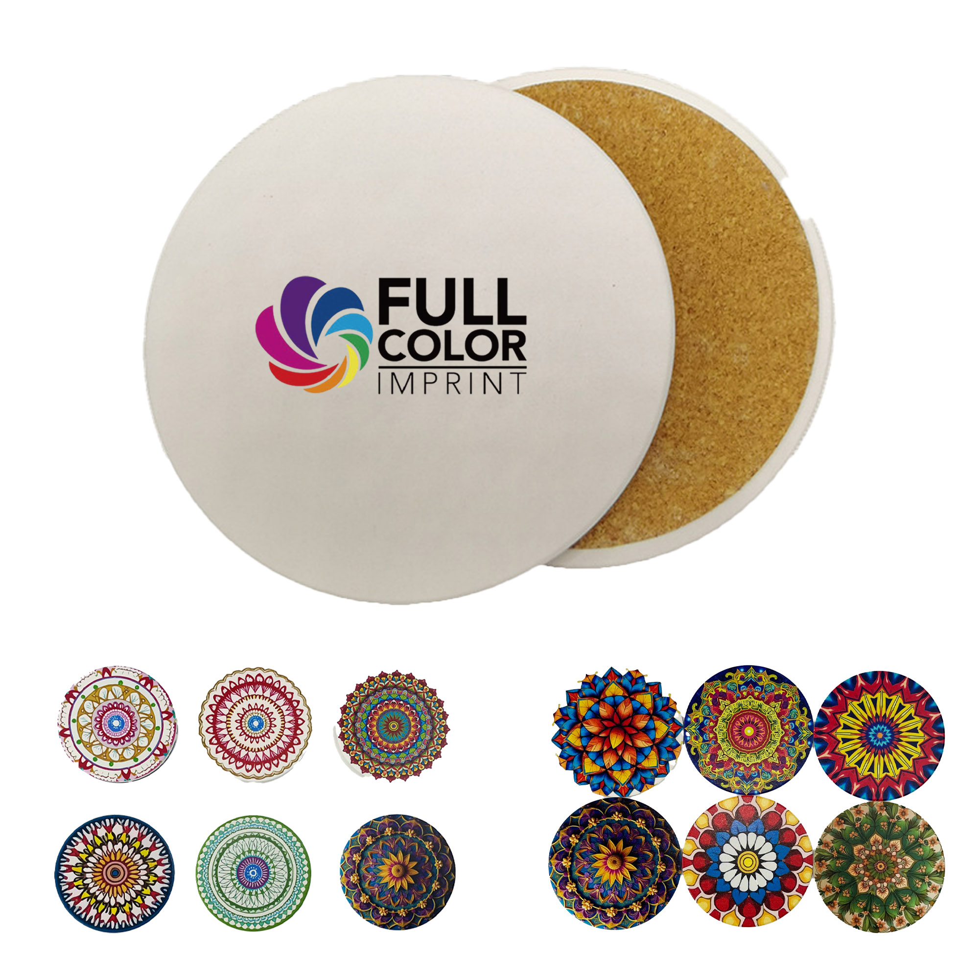 MOQ 10 pcs Absorbent Coaster 2