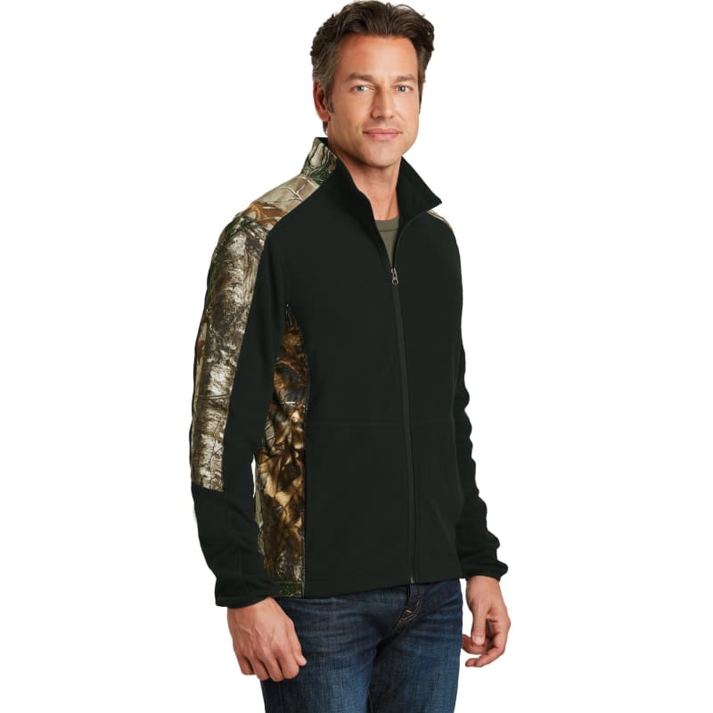 Port Authority Camouflage Microfleece Full-Zip Jacket. 5