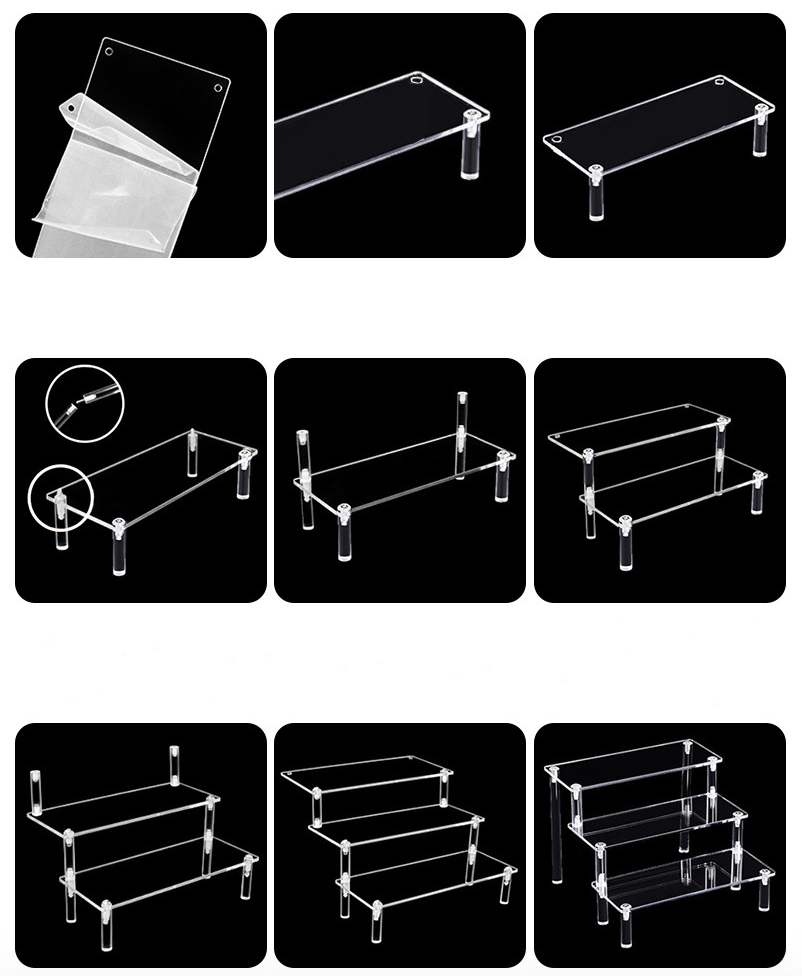 3 Tier Acrylic Display Risers 6