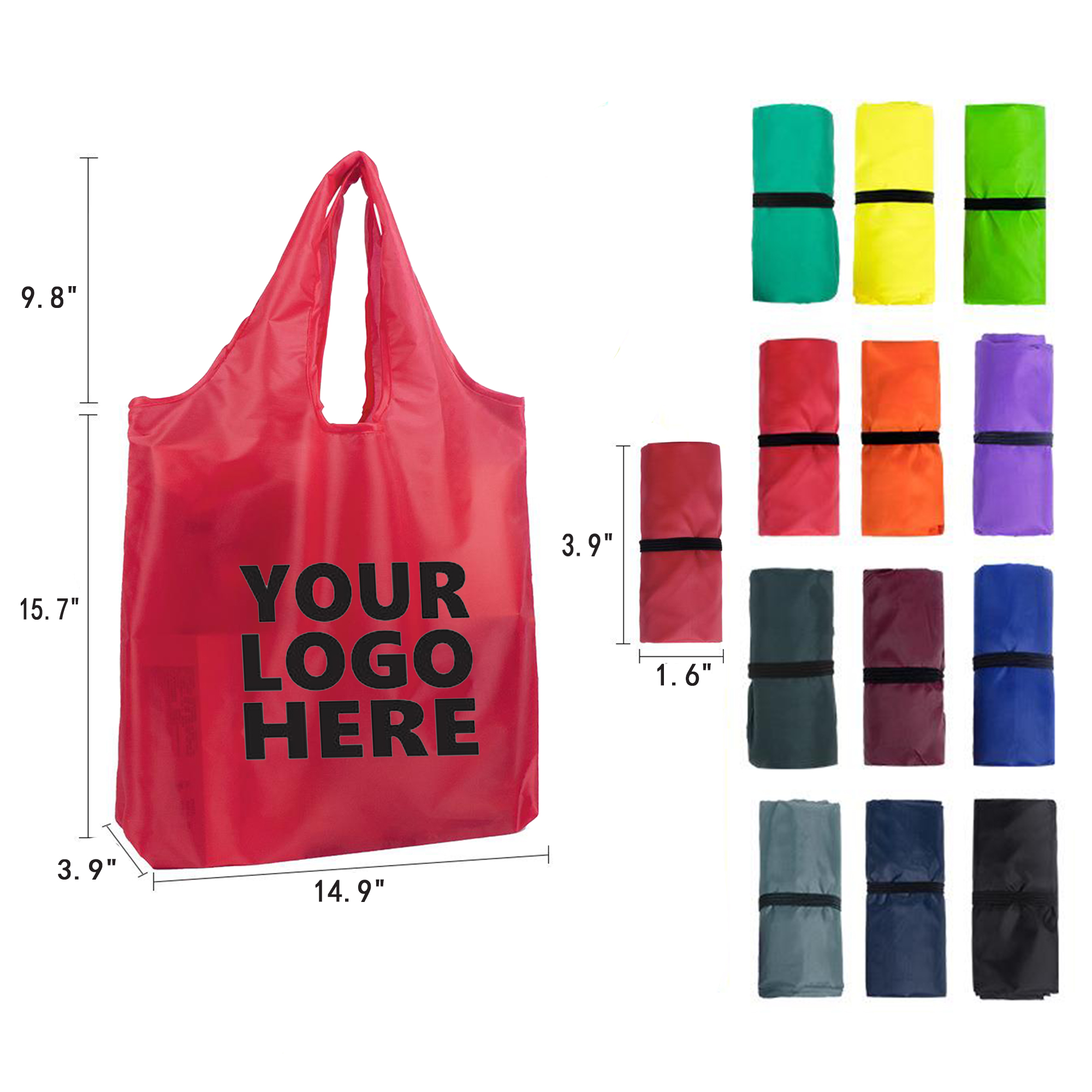 Foldable Portable Polyester Shopping Bag 2