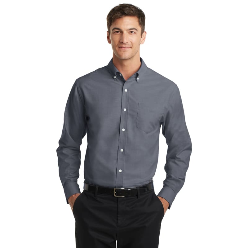 Port Authority Tall SuperPro Oxford Shirt. 3