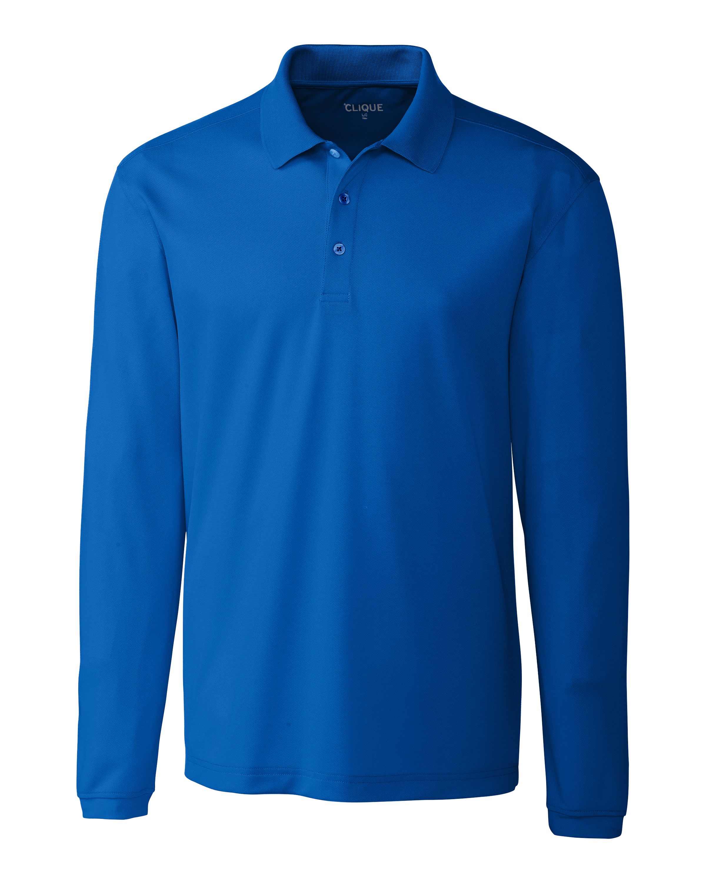 Clique Ice Pique Tech Mens Long Sleeve Polo 15