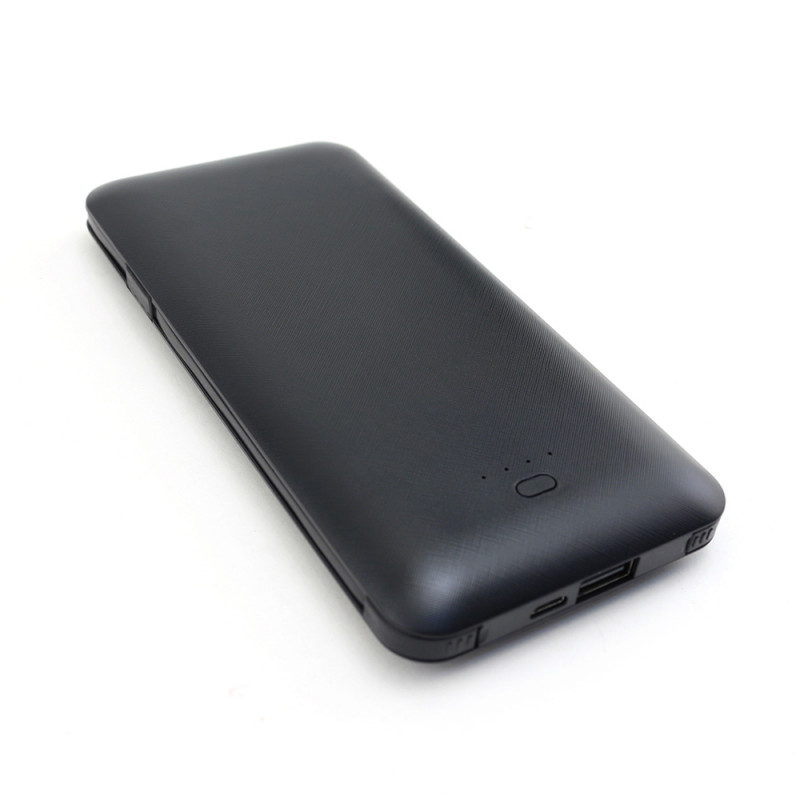 Charge All 10k - 10,000 mAh Power Bank with Integrated Charging Cables and AC Plug 12