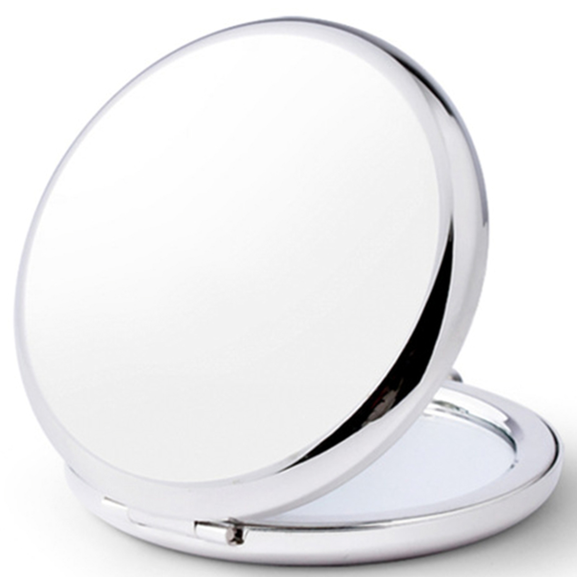 Stainless Steel Round Compact Mirror 2