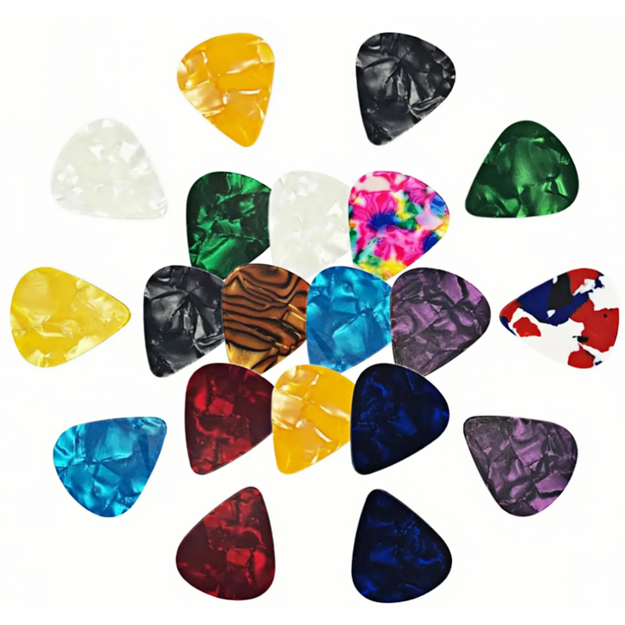 Assorted Celluloid Guitar Pick - Lightweight 3