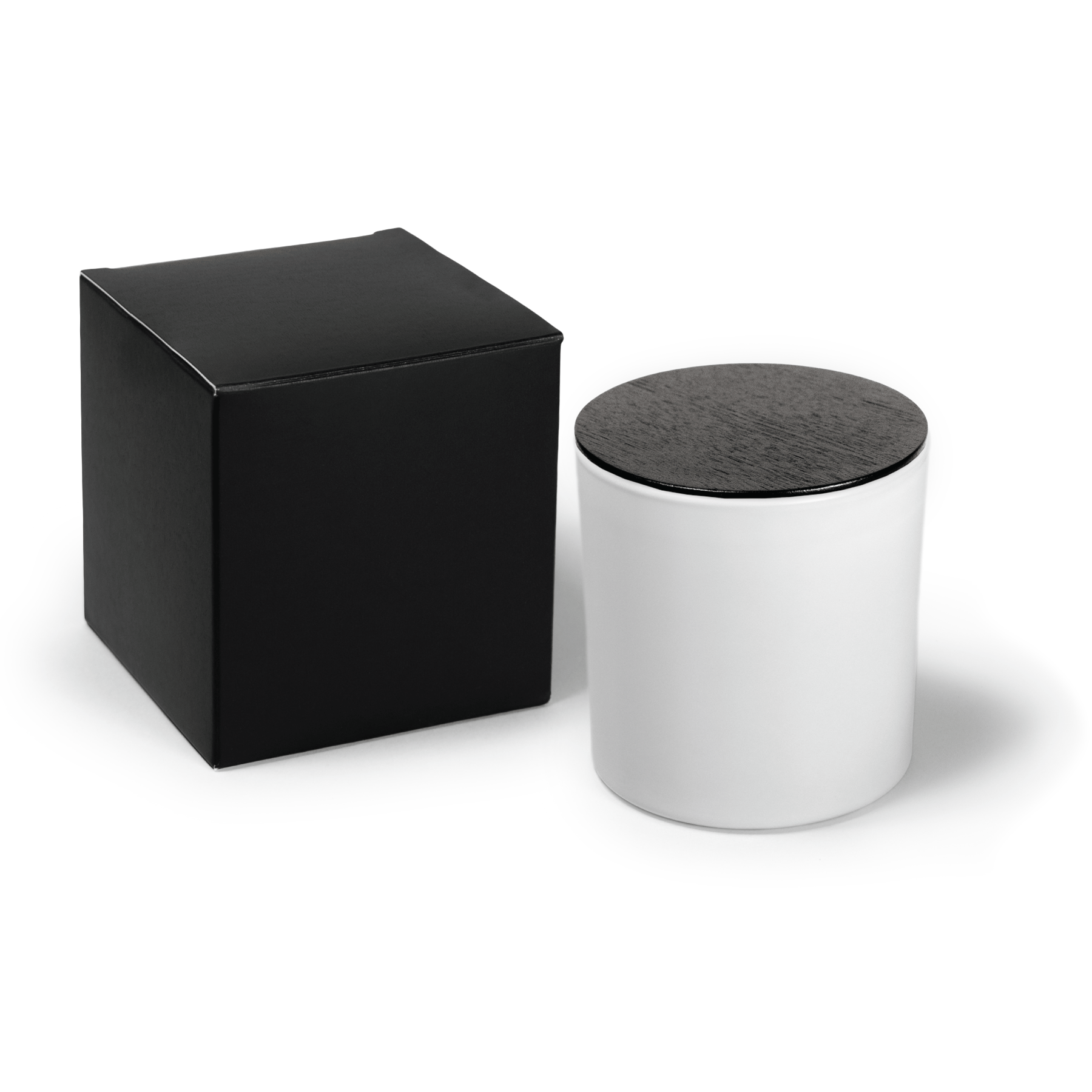 9 oz White Candle with Gift Box Printed