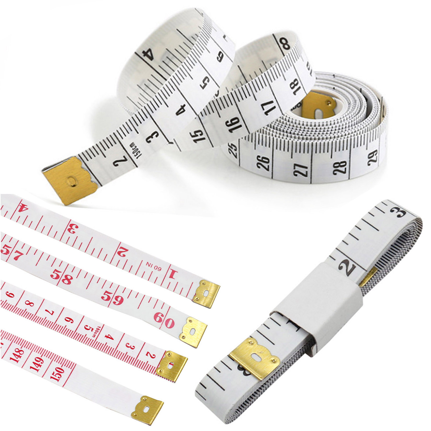 Two-sided Scale Colorful Small Leather Ruler 2