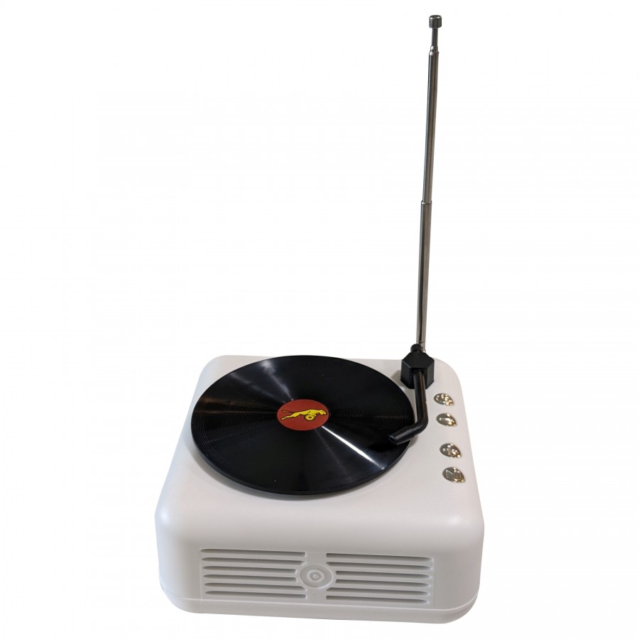 SonicWave Retro Record Player Shaped Bluetooth Speaker 19