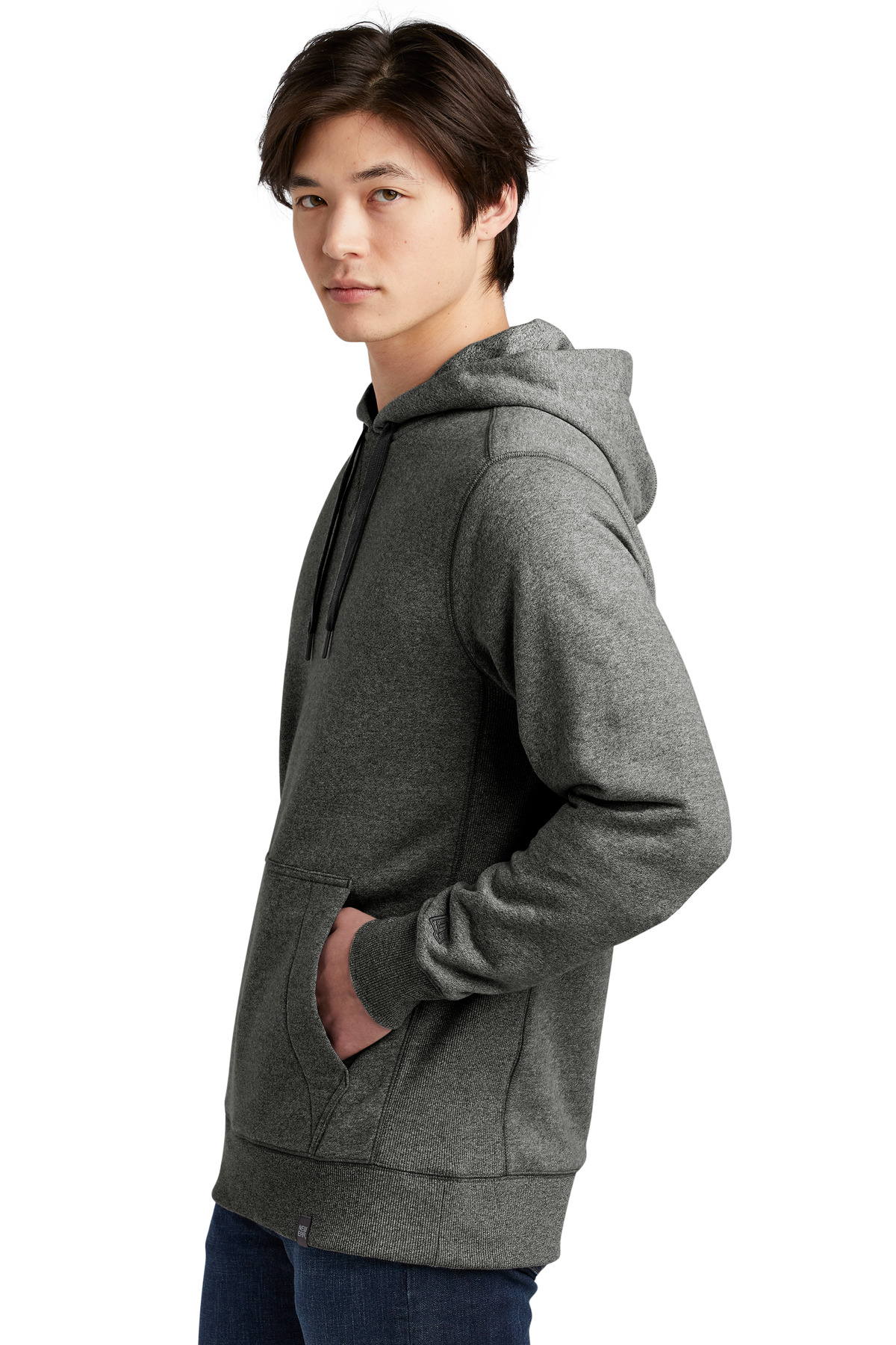 New Era French Terry Pullover Hoodie. NEA500, custom hoodie or sweatshirt with logo imprint 4